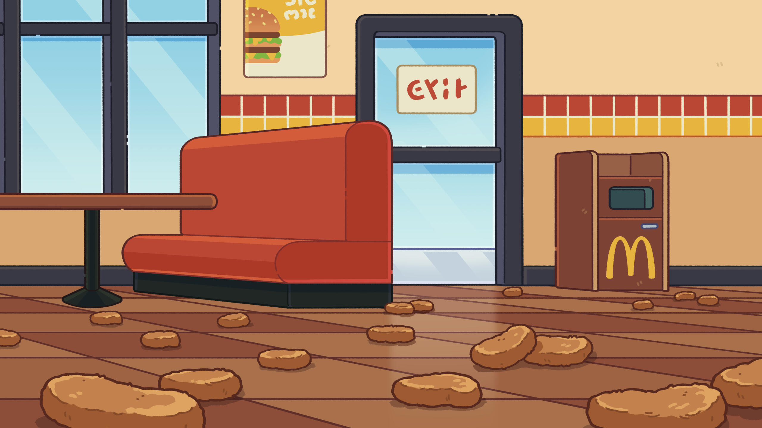 Miccy D's background paint for TheOdd1sOut, done in Clip Studio